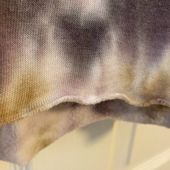Oli | Viv Palmer Tie Dye Crop Hoodie in Mauve Batik Size S - NWT - Picture 6 of 6